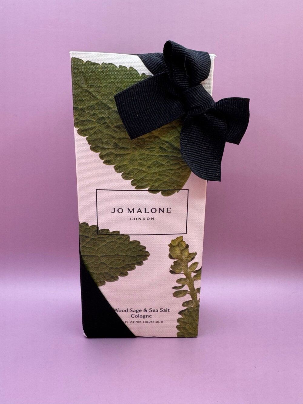 JO MALONE - EMPTY BOX of Wood Sage & Sea Salt Cologne 1.0 oz 30 ml (Bx 14)